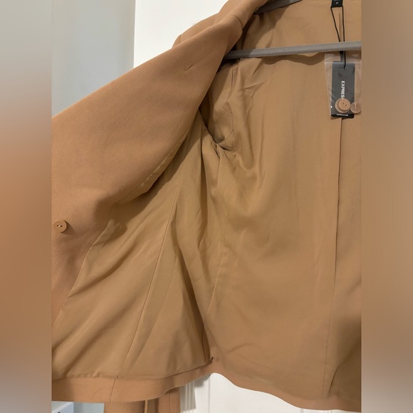 EXPRESS Double-Breasted Belted Blazer Jacket NWT - Picture 9 of 14